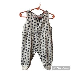 Vintage Circo Baby Heart Romper